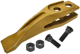 Ząb łyżki + 2 śruby z nakrętkami JCB 4CX