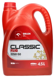 Olej silnikowy Orlen PLATINUM Classic Life+ 20W-50 4,5L