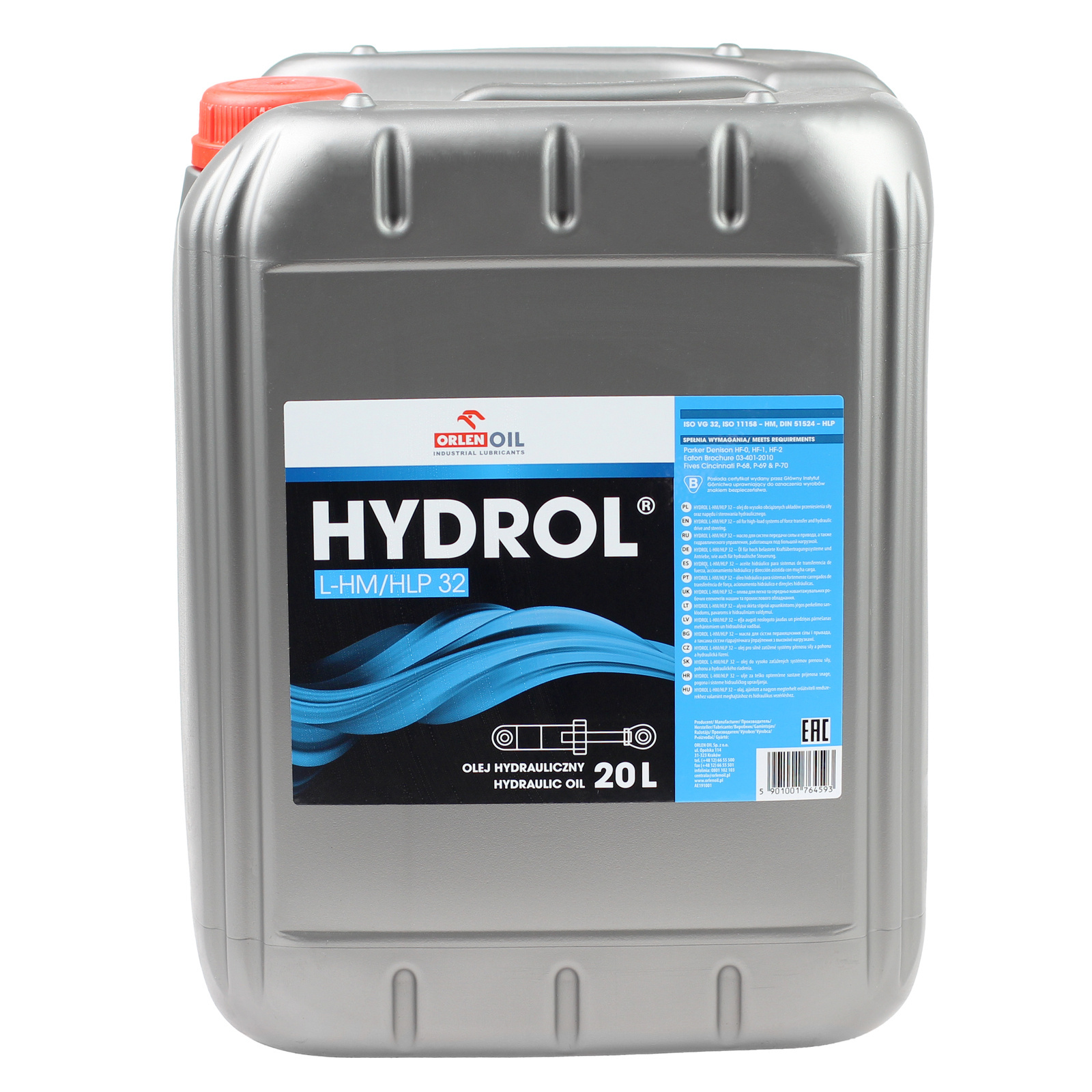 Orlen HYDROL L-HM/HLP 32 hydraulic oil - 20L